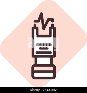 Shocker law, illustration, vector on a white background. Stock Vector
