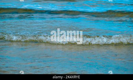 Blue sea and small wave. Baltic sea. Stock Photo