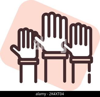 Social life laws, illustration, vector on a white background. Stock Vector