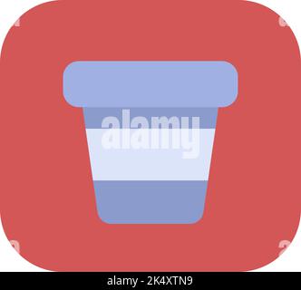 Office coffee, illustration, vector on a white background. Stock Vector