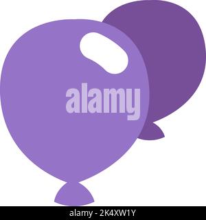 Kindergarten balloons, illustration, vector on a white background. Stock Vector