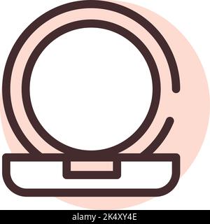 Shopping mall cosmetics, illustration, vector on a white background. Stock Vector