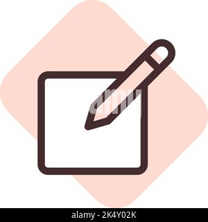 Edit media, illustration, vector on a white background. Stock Vector