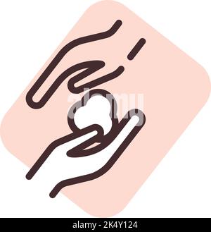 Clay sculpting, illustration, vector on a white background. Stock Vector