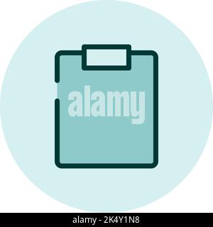 Paste icon, illustration, vector on a white background. Stock Vector