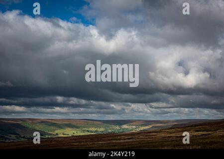 The North York Moors near Castleton, North Yorkshire, UK Stock Photo ...
