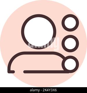 Social media edit, illustration, vector on a white background. Stock Vector