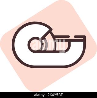 Stationery tape, illustration, vector on a white background. Stock Vector