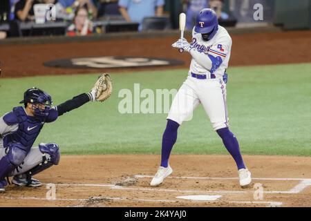 Texas Rangers right fielder Adolis Garcia (53) in the third inning of a  baseball game Thursday, June 3, 2021, in Denver. (AP Photo/David Zalubowski  Stock Photo - Alamy