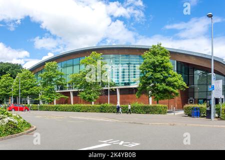 Corby International Pool, Parkland Gateway, George Street, Corby, Northamptonshire, England, United Kingdom Stock Photo