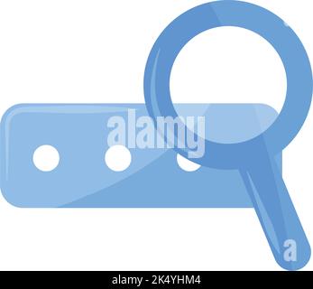 search web in glassmorphism Stock Vector