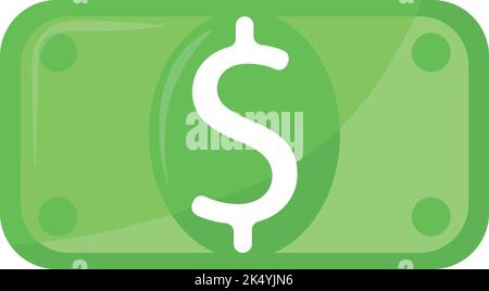 money in glassmorphism Stock Vector