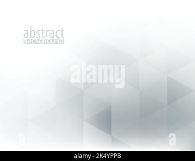 Abstract soft horizontal background with gray triangles on a white. Black-and-white vector graphic pattern Stock Vector