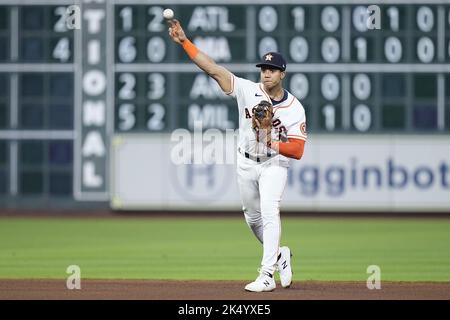 Philadelphia Phillies' Alec Bohm hits a two run home run during the seventh  inning of a baseball game against the Washington Nationals, Sunday, Sept.  11, 2022, in Philadelphia. (AP Photo/Laurence Kesterson Stock