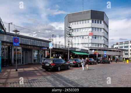 Neumunster train station Stock Photo