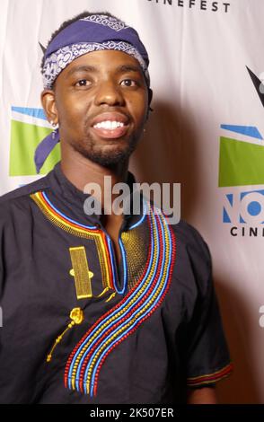 Glendale, California, USA 29th September 2022 Filmmaker Ofentse Malatseattends Noho Cinefest 'Dying to Sleep' Premiere at LOOK Dine In Cinemas Glendale on September 29, 2022 in Glendale, California, USA. Photo by Barry King/Alamy Stock Photo Stock Photo