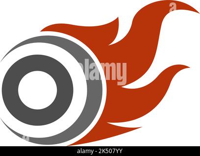 Tire logo icon design illustration template Stock Vector