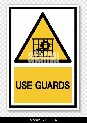Use Guards Protection Symbol Sign Isolate on White Background,Vector ...
