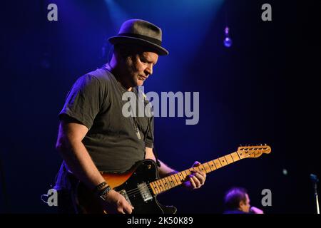 Dan Vickrey during the Concert of Counting Crows The Butter Miracle Tour on October 4, 2022 at the Auditorium Parco della Musica  in Rome, Italy. Stock Photo