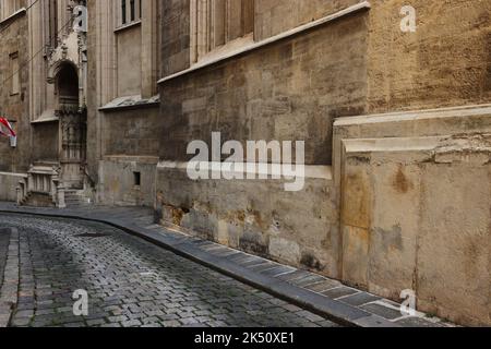 Gotik, Wien, Wien Kirche, Kirche, die Kirche Maria am Gestade  in der Innenstadt von Wien ist eine der schönsten gotischen Kirchen Wiens Stock Photo