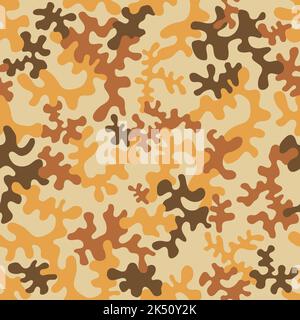 Seamless camouflage pattern - vector illustration Stock Vector