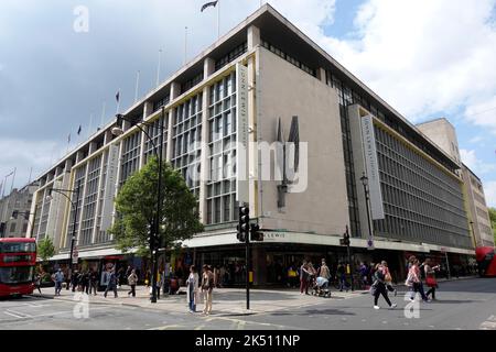 John Lewis flagship store in Oxford Street London Stock Photo