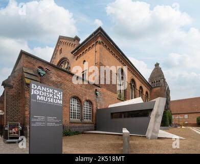 Copenhagen, Denmark. October 2022.  the external view of the Danish Jewish Museum in the city center Stock Photo