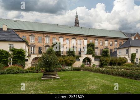 Copenhagen, Denmark. October 2022. panoramic view of the Garden of the Royal Library ibn the city center Stock Photo