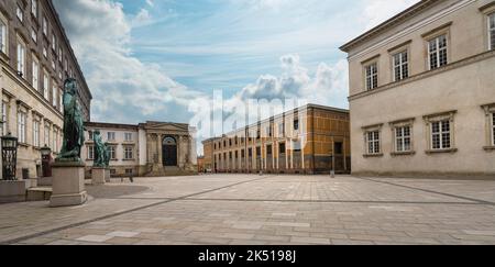 Copenhagen, Denmark. October 2022. External view of the Supreme Court palace in the city center Stock Photo