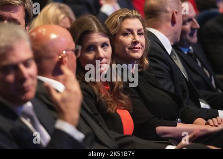 Birmingham, UK. 5 October 2022. UK Cabinet Ministers watch the Prime Ministers conference speech. The Conservative Party Conference is taking place in Birmingham ICC, weeks after Liz Truss became Prime Minister. Credit: Benjamin Wareing/ Alamy Live News Stock Photo