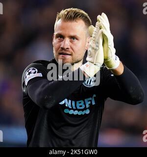 BRUGGES, BELGIUM - OCTOBER 4: Simon Mignolet of Club Brugge KV after the Group B - UEFA Champions League match between Club Brugge KV and Atletico Madrid at the Jan Breydelstadion on October 4, 2022 in Brugges, Belgium (Photo by Joris Verwijst/Orange Pictures) Stock Photo