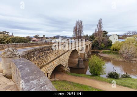 Richmond Bridge in Tasmania Australia Stock Photo