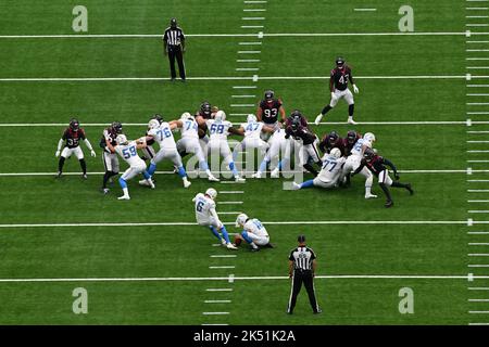 Los Angeles Chargers place kicker Cameron Dicker (11) watches his field ...