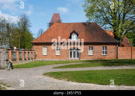 District Museum Duchy of Lauenburg in Ratzeburg, mansion of the Dukes of Mecklenburg, outbuilding Stock Photo