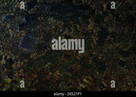 Surface of black gold granite background for design in your work. Stock Photo
