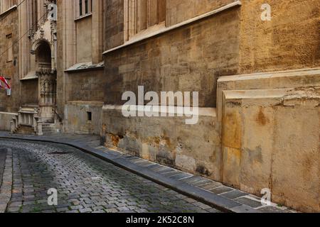 Gotik, Wien, Wien Kirche, Kirche, die Kirche Maria am Gestade  in der Innenstadt von Wien ist eine der schönsten gotischen Kirchen Wiens Stock Photo