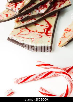 Peppermint Bark Stock Photo