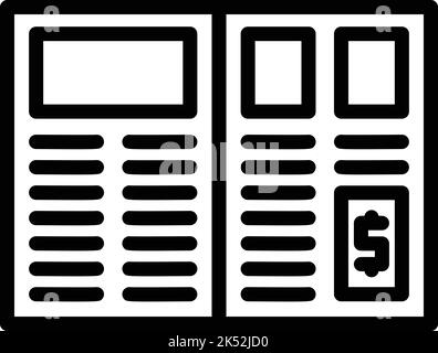 Paper quiz icon outline vector. Ask test. Word education Stock Vector