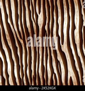 An infinitely repeatable seamless wood pattern in beige and brown Stock Photo