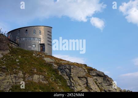 Switzerland, Valais, Entremont valley, Vélan range, Vélan hut built in 1993 Stock Photo