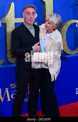 Greg Wise, Emma Thompson, Gaia Wise and Tindyebwa Agaba Wise arriving