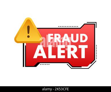 Fraud alert. Security Audit, Virus Scanning, Cleaning, Eliminating Malware, Ransomware. Vector stock illustration. Stock Vector