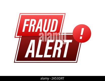 Fraud alert. Security Audit, Virus Scanning, Cleaning, Eliminating Malware, Ransomware. Vector stock illustration. Stock Vector