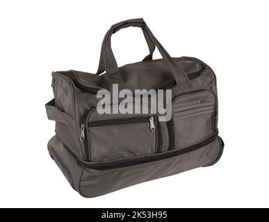 Large suitcase isolated on a white background Stock Photo