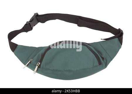Waist pouch isolated on white background Stock Photo