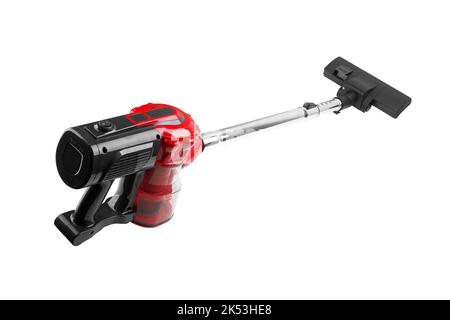 Handheld vacuum cleaner isolated on white background Stock Photo