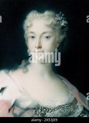 Maria Theresa, Maria Theresa Walburga Amalia Christina (1717 – 1780) was ruler of the Habsburg dominions from 1740 - 1780 Stock Photo