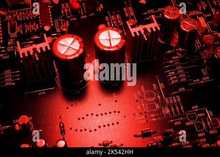 Computer circuit board. Stock Photo
