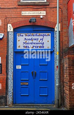 The Wolverhampton Academy of Hairdressing Stock Photo