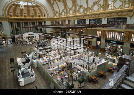 Luxurious shopping mall in Antwerp Stock Photo